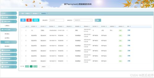 基于SpringBoot與Vue的心理健康服務系統 架構設計與核心功能解析
